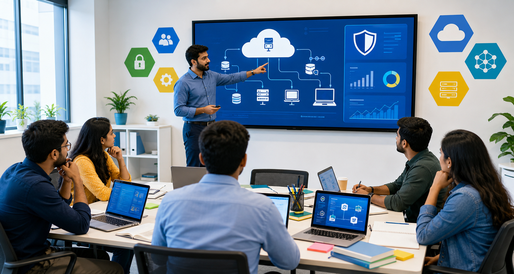 Professionals preparing for Microsoft certification exams online